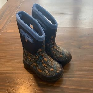 Boys Construction Bogs Boots- Size 8